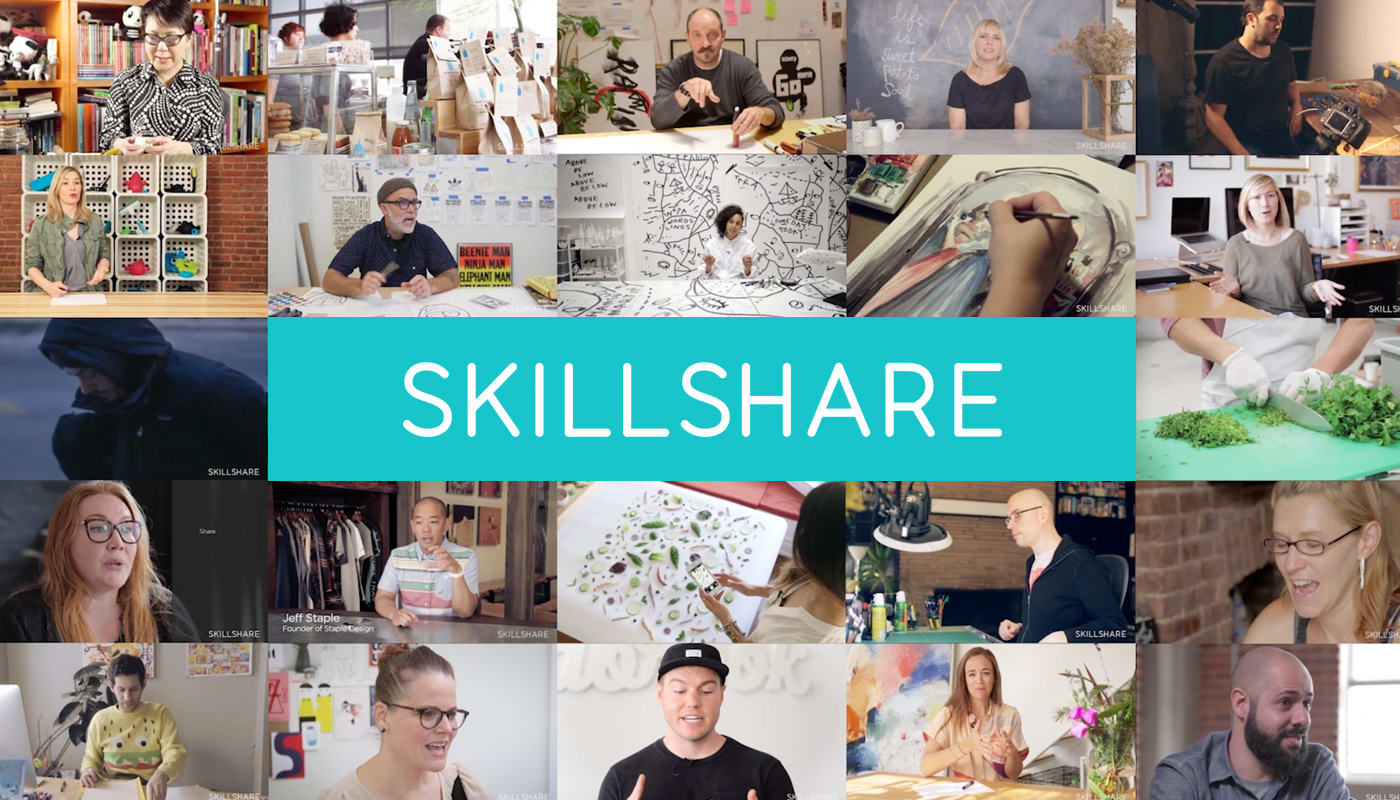 Lernen und lernen lassen mit Skillshare