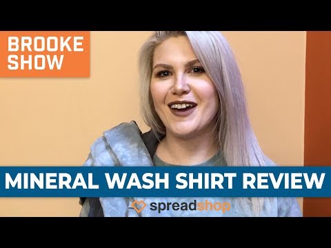 Thumbnail - The Brooke Show: This Mineral Wash T-Shirt is Awesome & One of the Best Values for Your Spreadshop