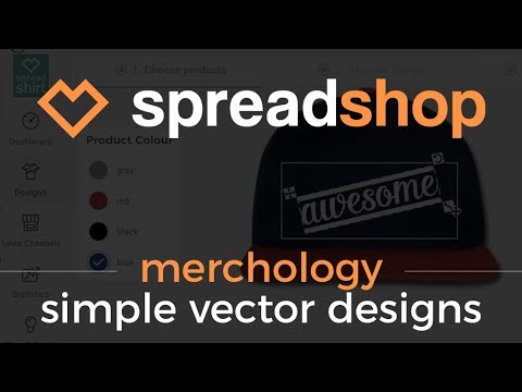 Thumbnail - How to Create Vector Designs for your Spreadshop